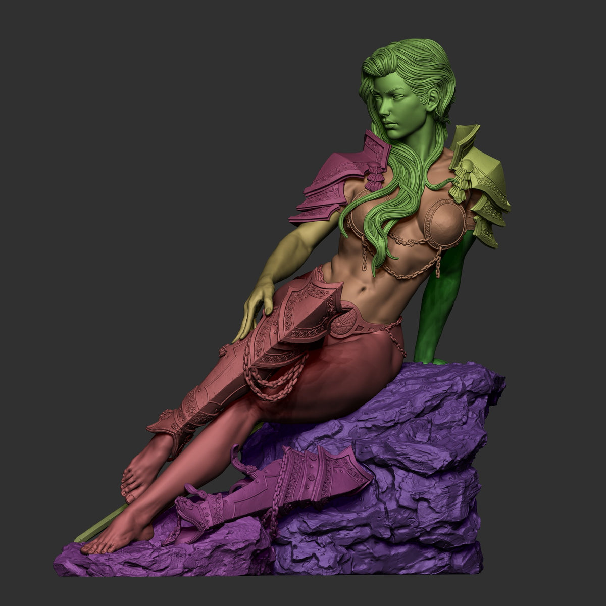 The Ember Queen resin figure
