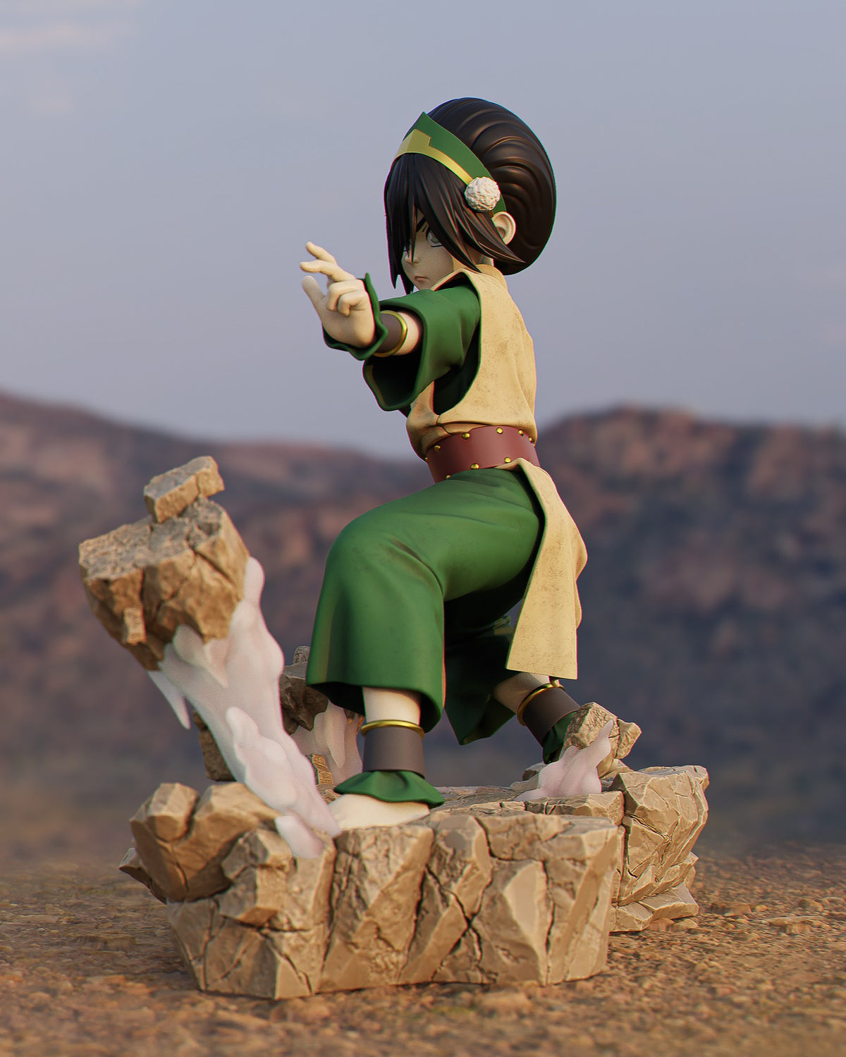Toph Beifong resin figure