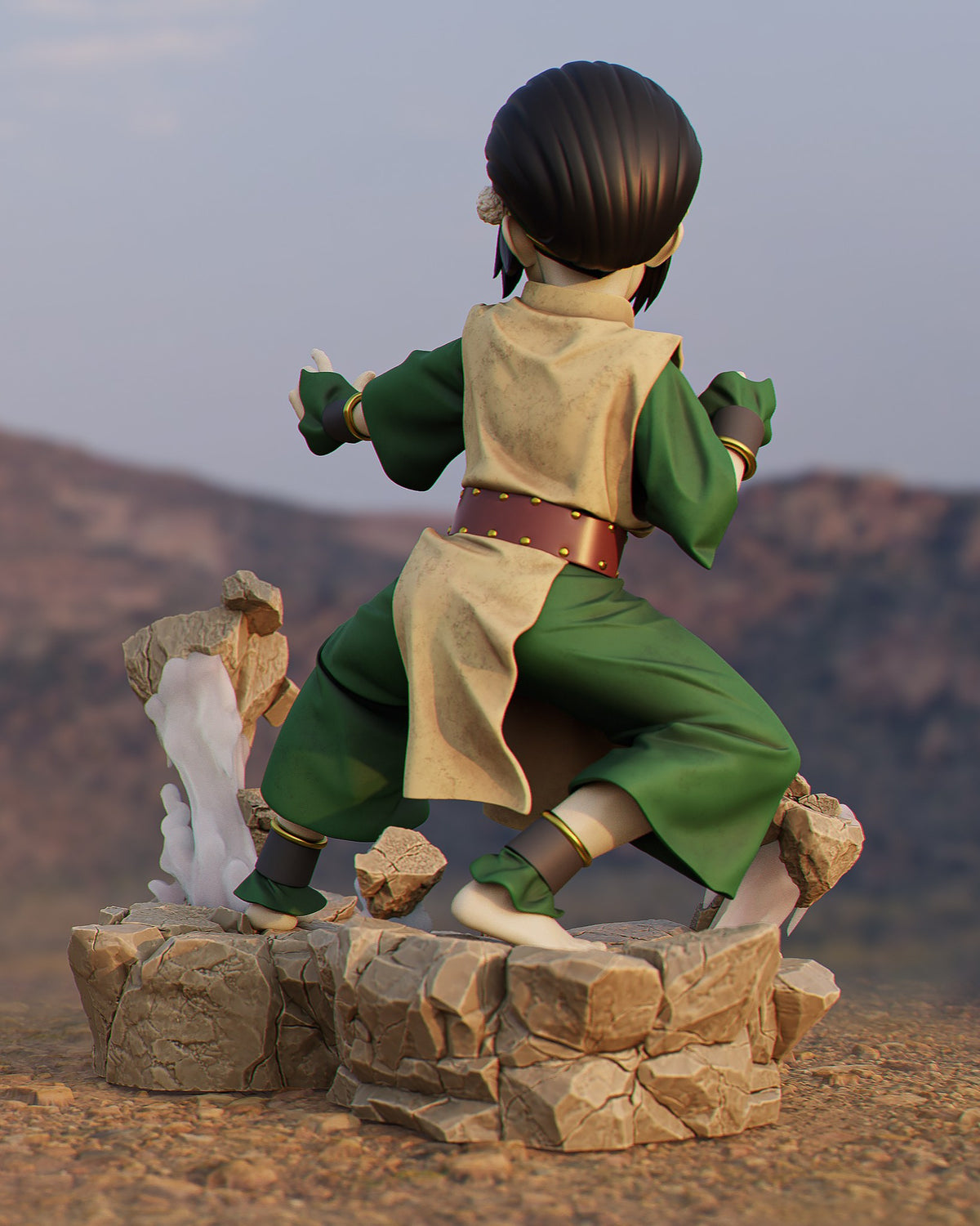 Toph Beifong resin figure