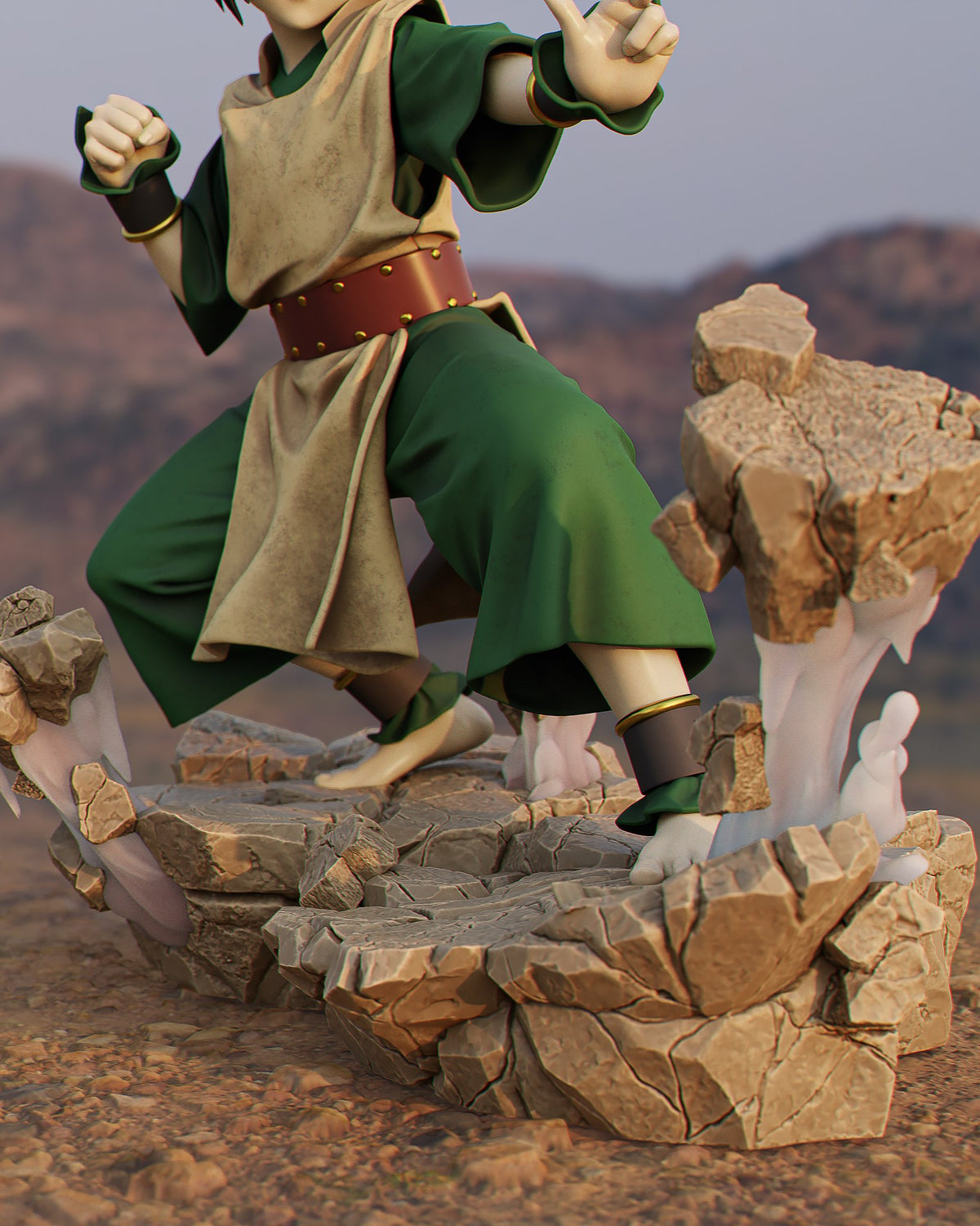 Toph Beifong resin figure