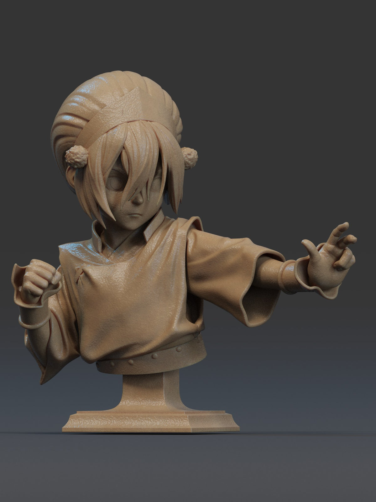 Toph Beifong resin figure