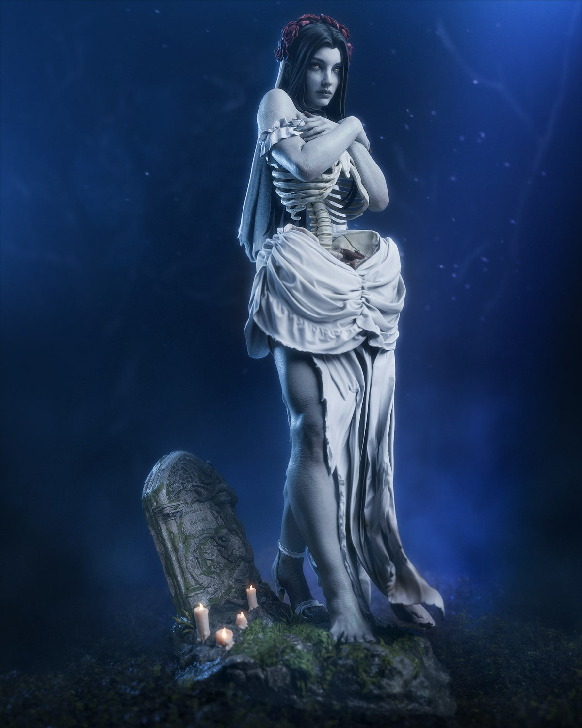 Undead Bride resin figure