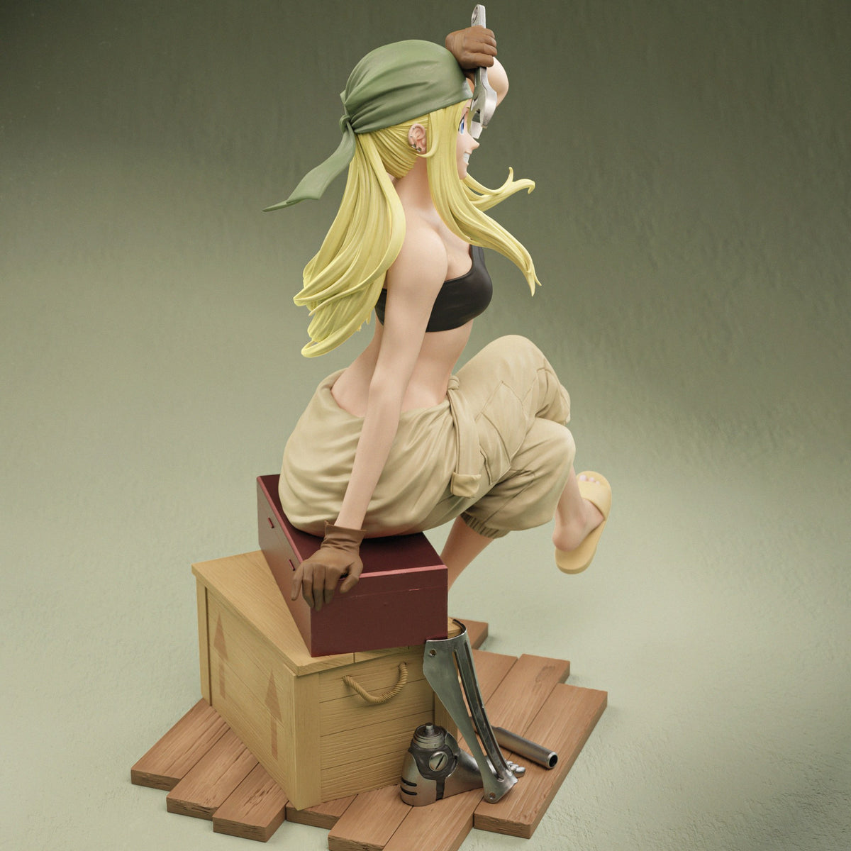Winry Rockbell resin figure