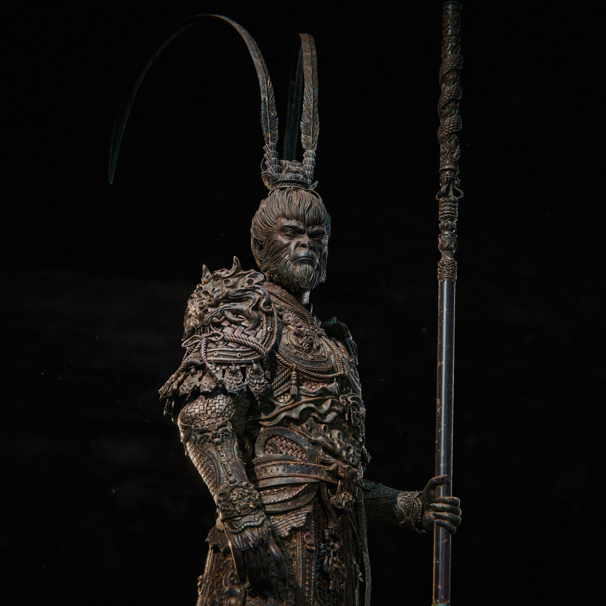Wukong resin figure