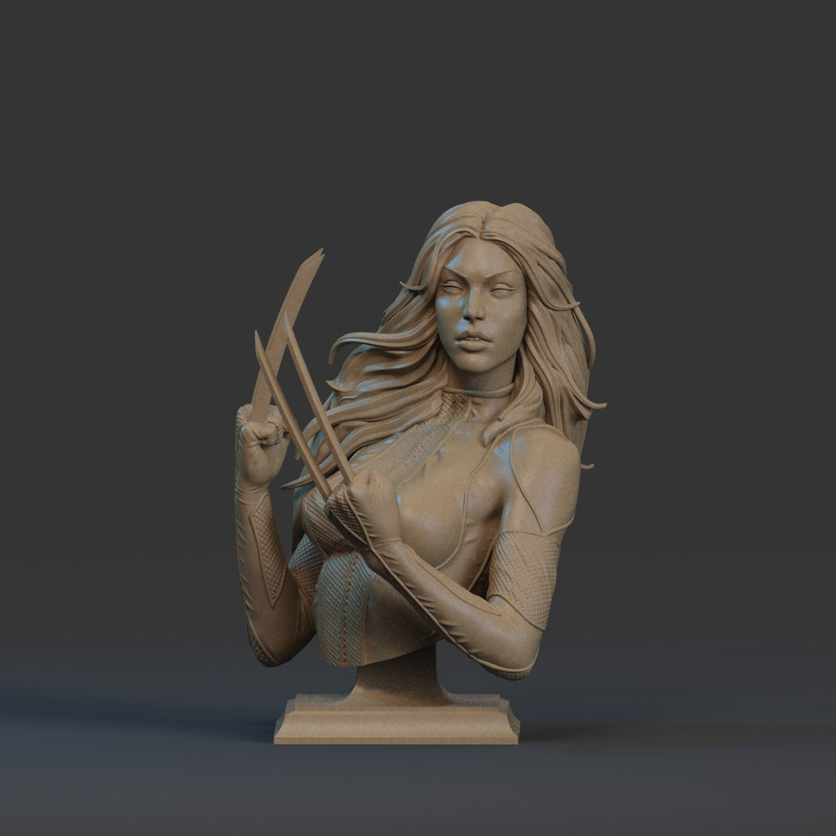 X-23 resin figure