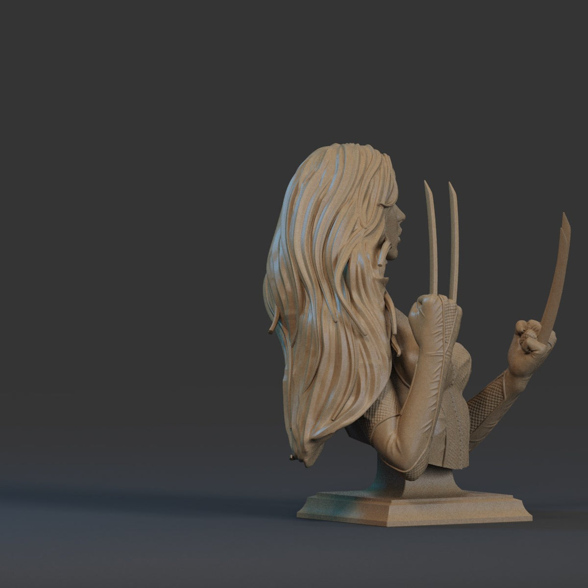 X-23 resin figure