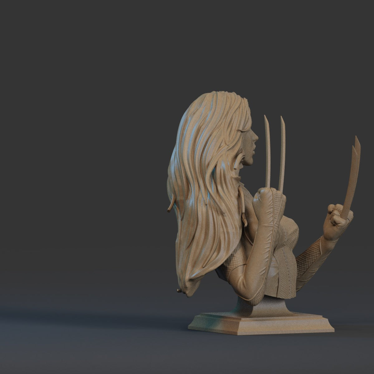 X-23 resin figure