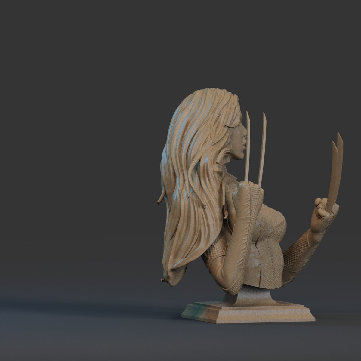 X-23 resin figure