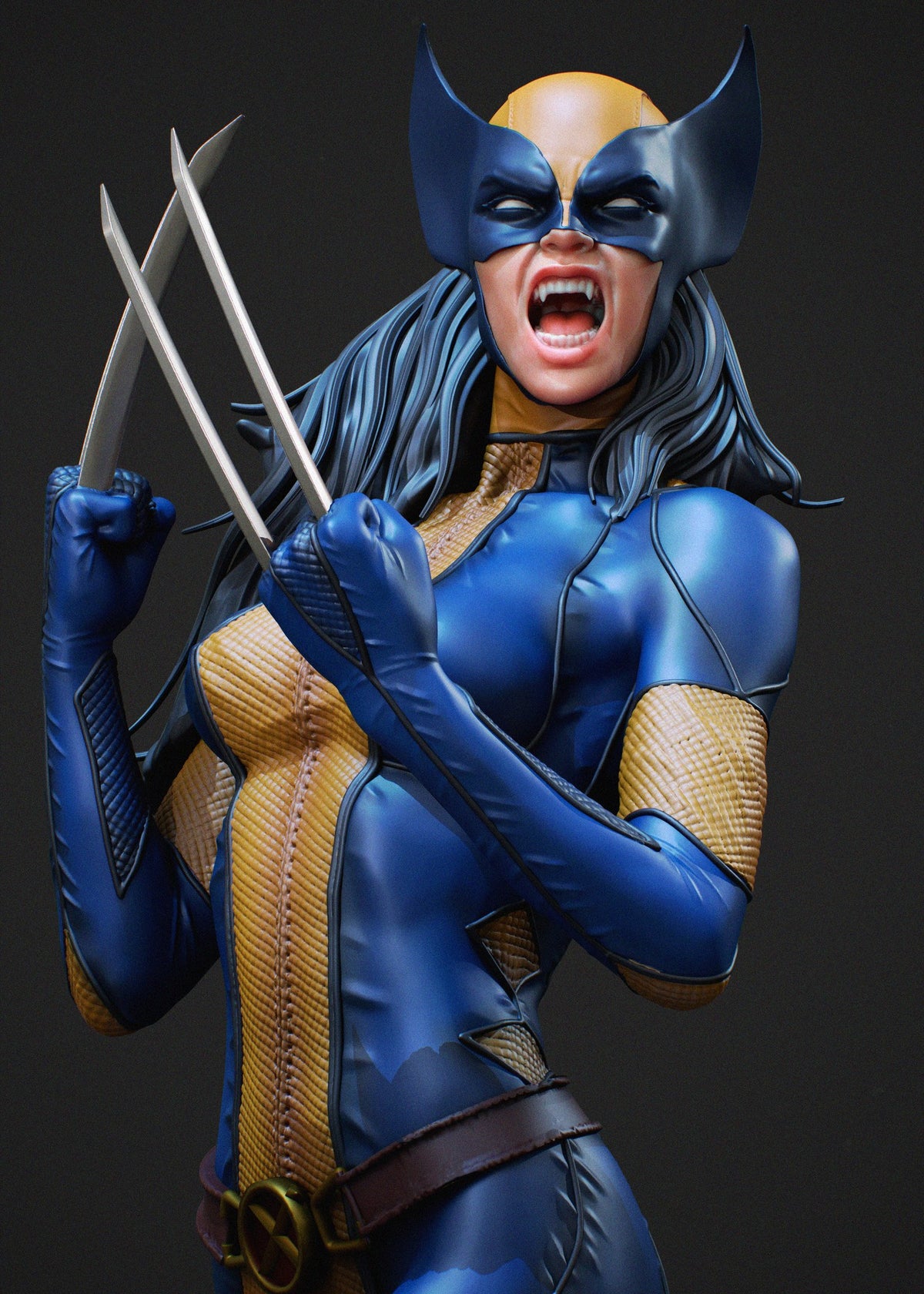 X-23 resin figure
