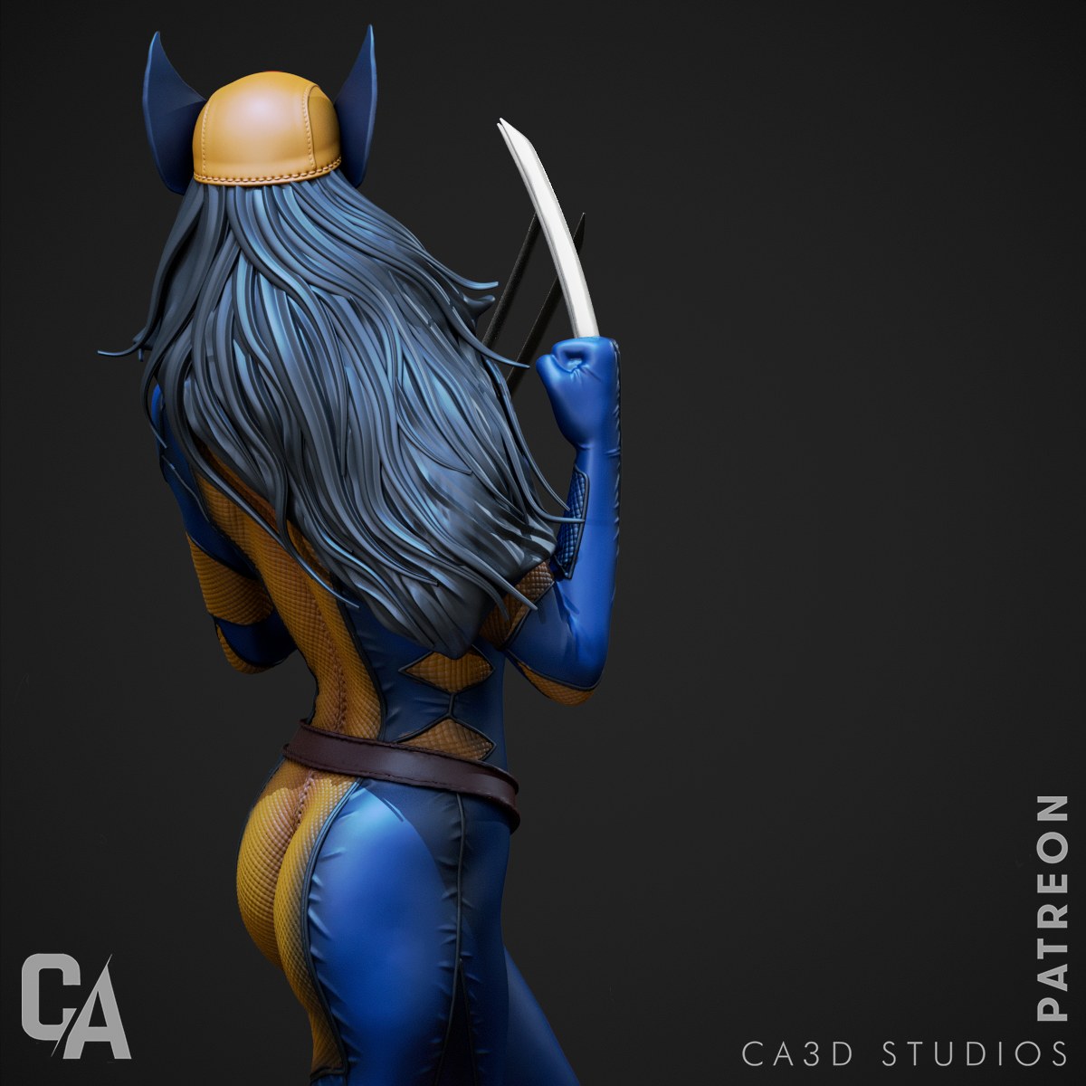 X-23 resin figure