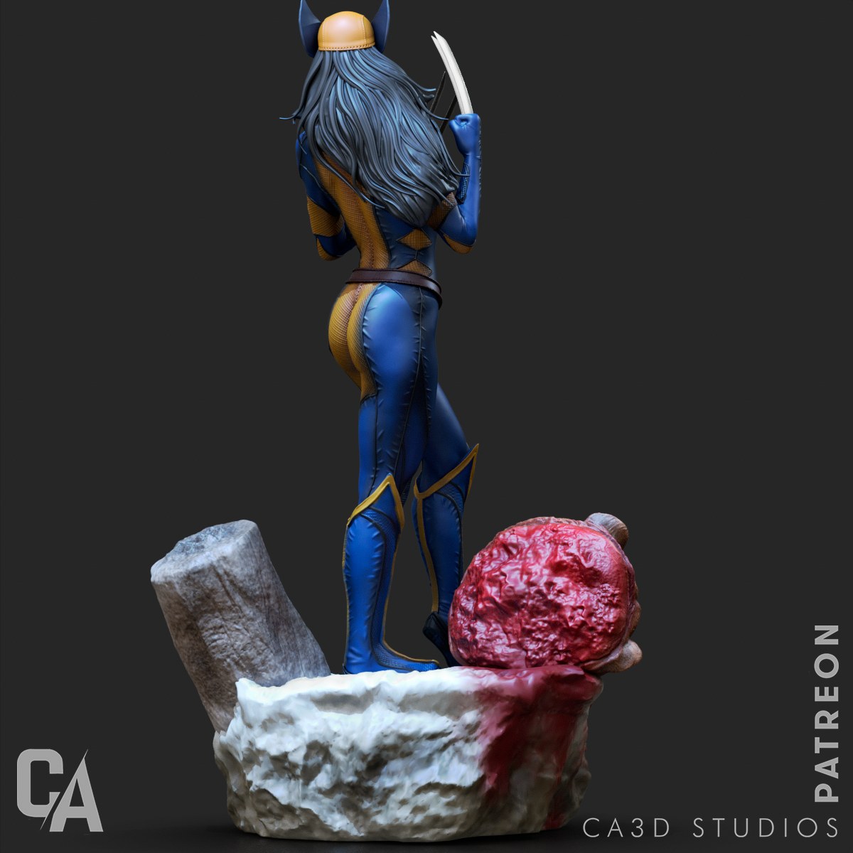 X-23 resin figure