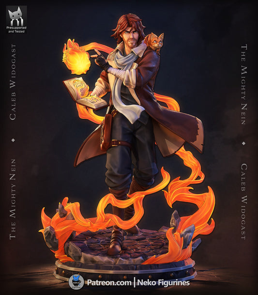 Caleb Widogast (The Mighty Nein) resin figure