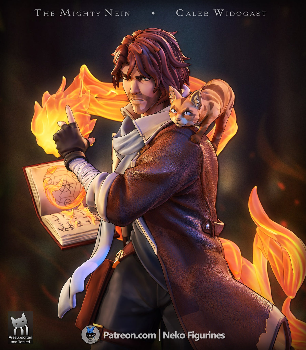 Caleb Widogast (The Mighty Nein) resin figure