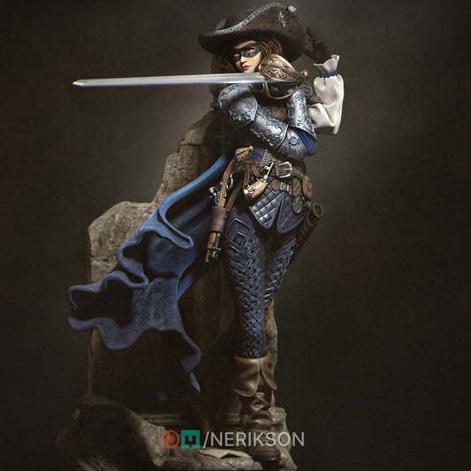 Camilla, the Duelist | 32mm–140mm | 3D Printed Figure | Art Piece | Nerikson | Nerdy Creations