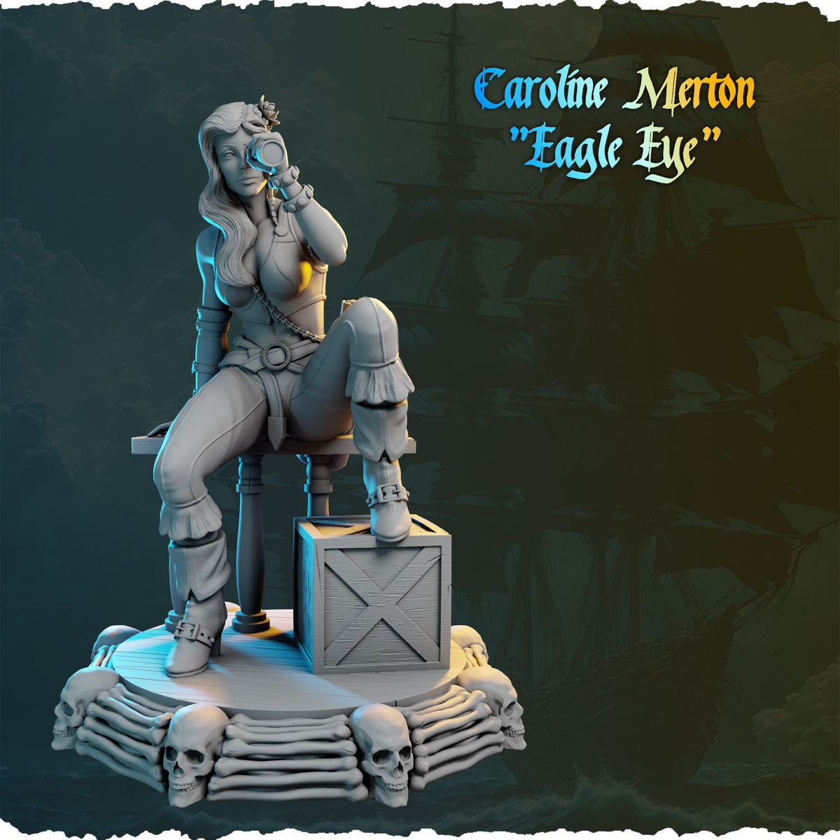 Caroline Merton resin figure