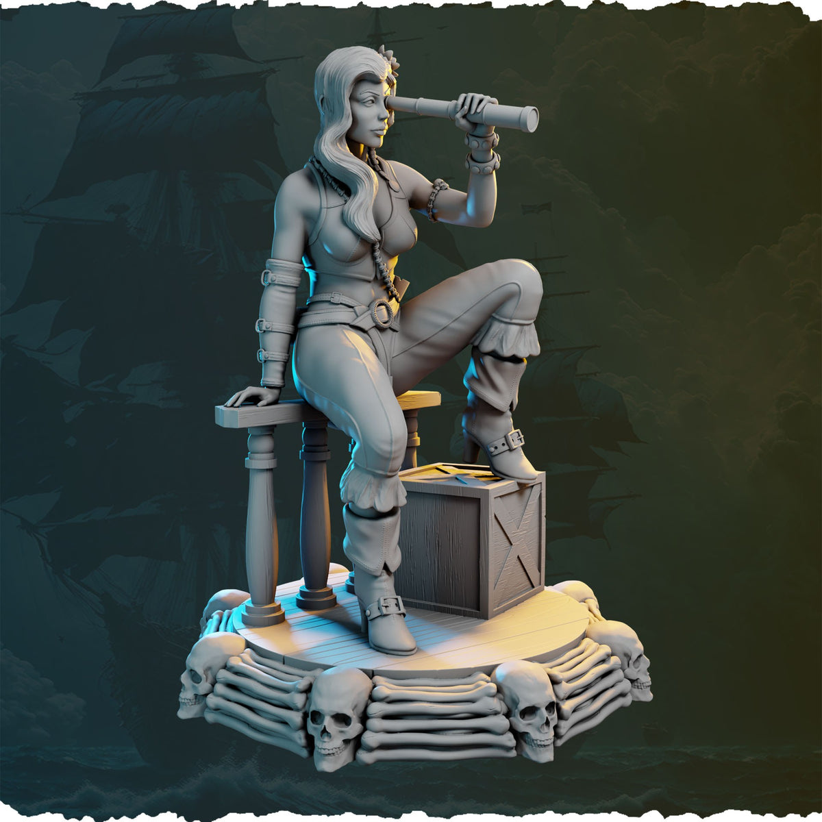 Caroline Merton resin figure