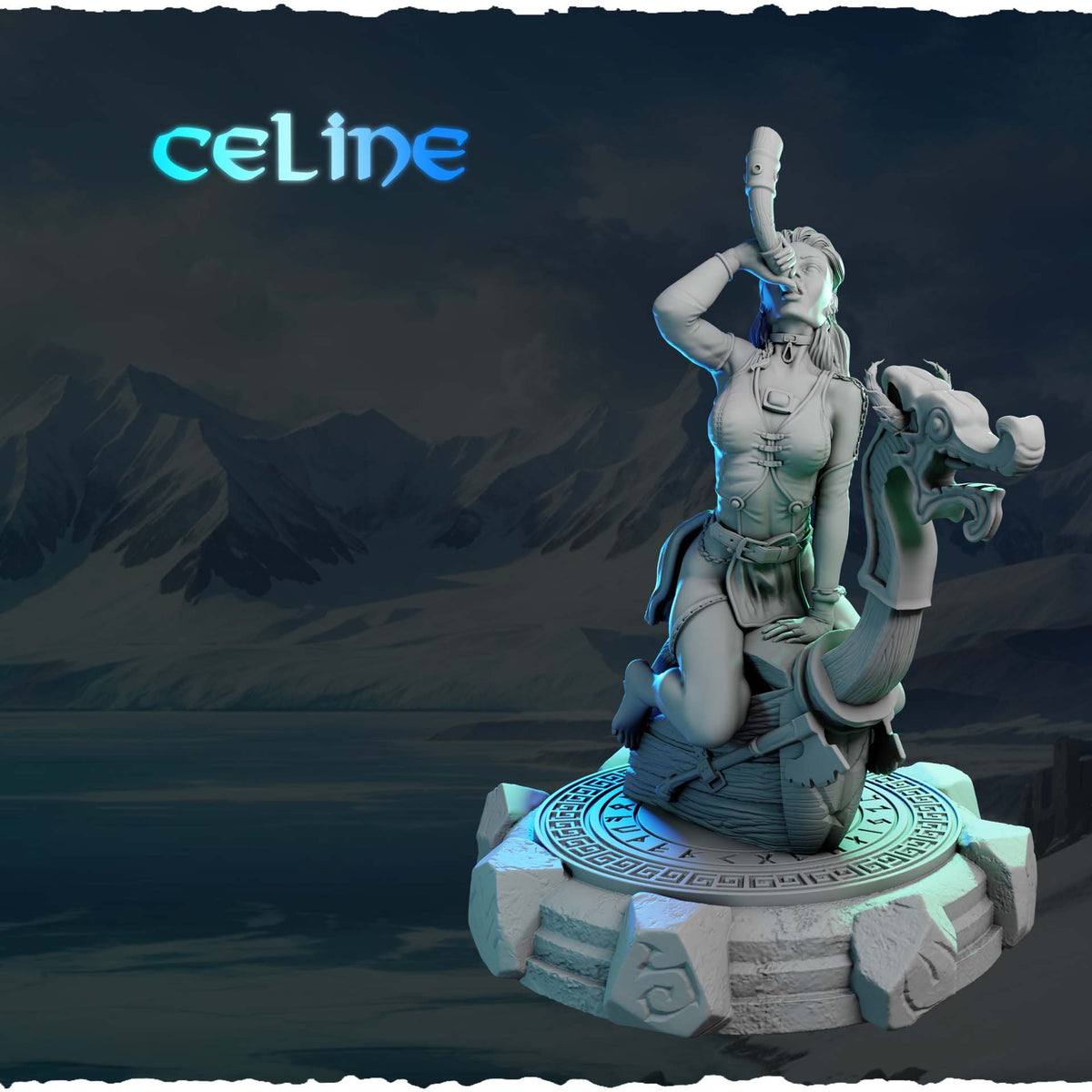 Celine resin figure