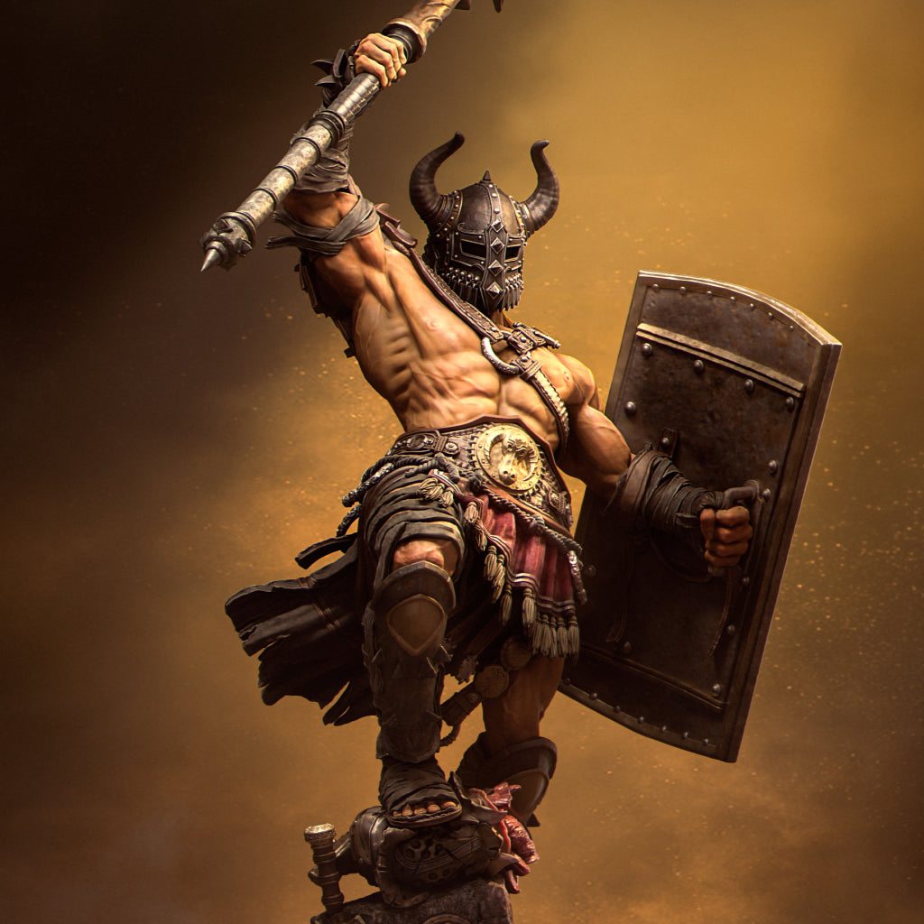 Gladiator Brute | 32mm–140mm | 3D Printed Figure | Art Piece | Nerikson | Nerdy Creations