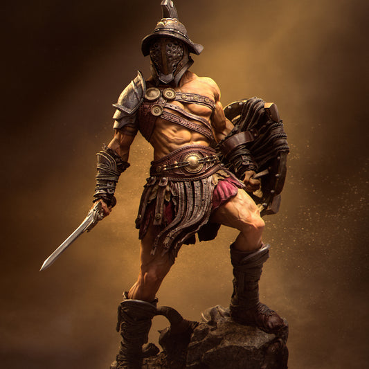 Gladiator Swordsman | 32mm–140mm | 3D Printed Figure | Art Piece | Nerikson | Nerdy Creations