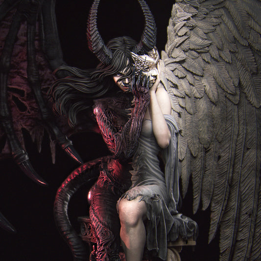 Rylana — The Face of Evil | 32mm–140mm | 3D Printed Figure | Art Piece | Nerikson | Nerdy Creations