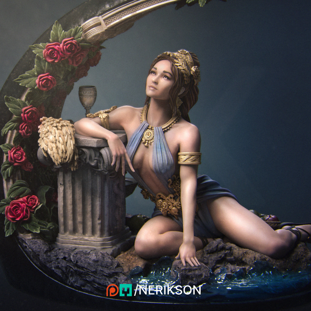 Four Seasons: Summer | 32mm & 140mm | 3D Printed Figure | Art Piece | Nerikson | Nerdy Creations
