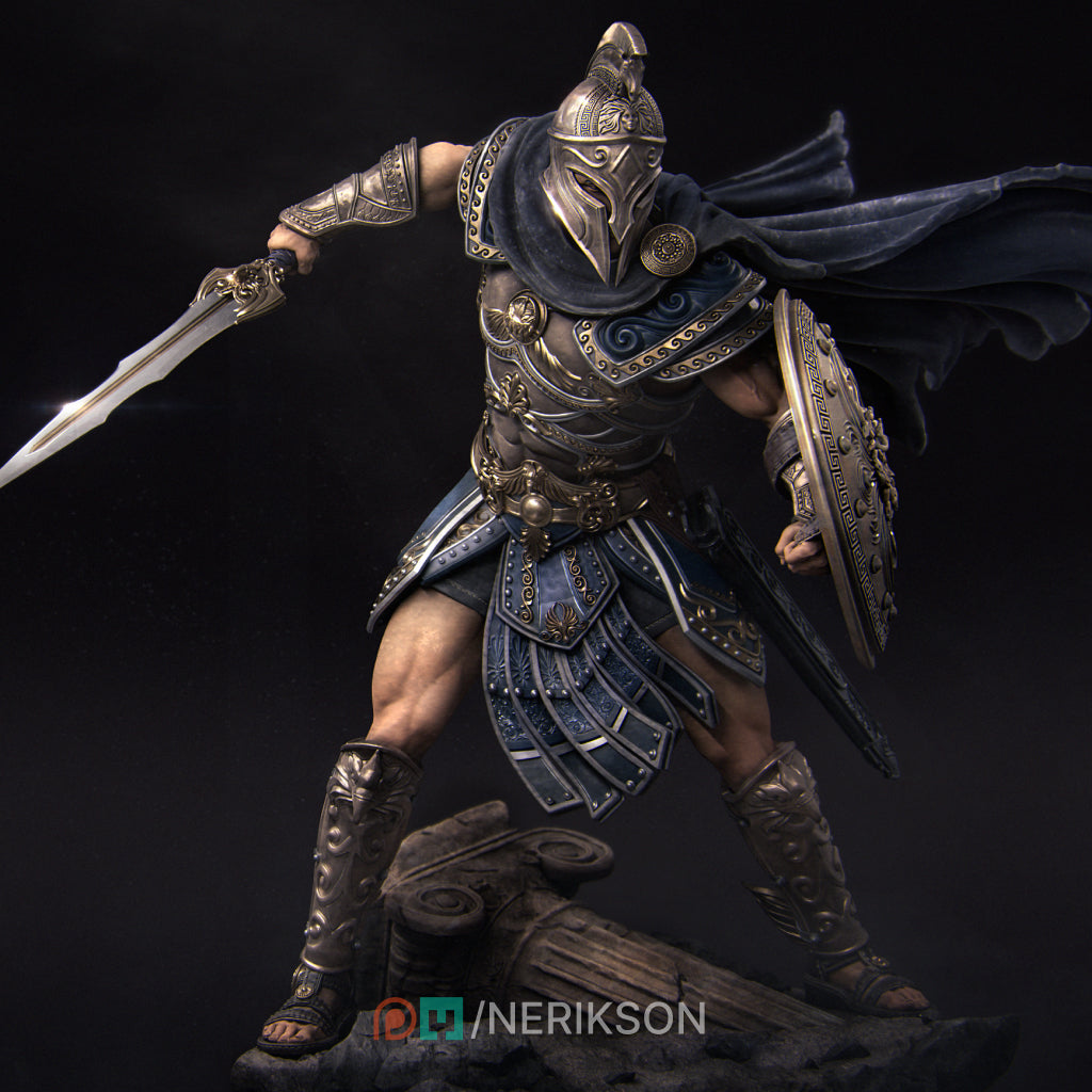Perseus (No Helmet) | 140mm | 3D Printed Bust | Art Piece | Nerikson | Nerdy Creations