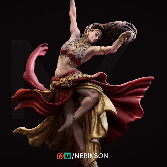Sound of Night | 32mm–140mm | 3D Printed Figure | Art Piece | Nerikson | Nerdy Creations