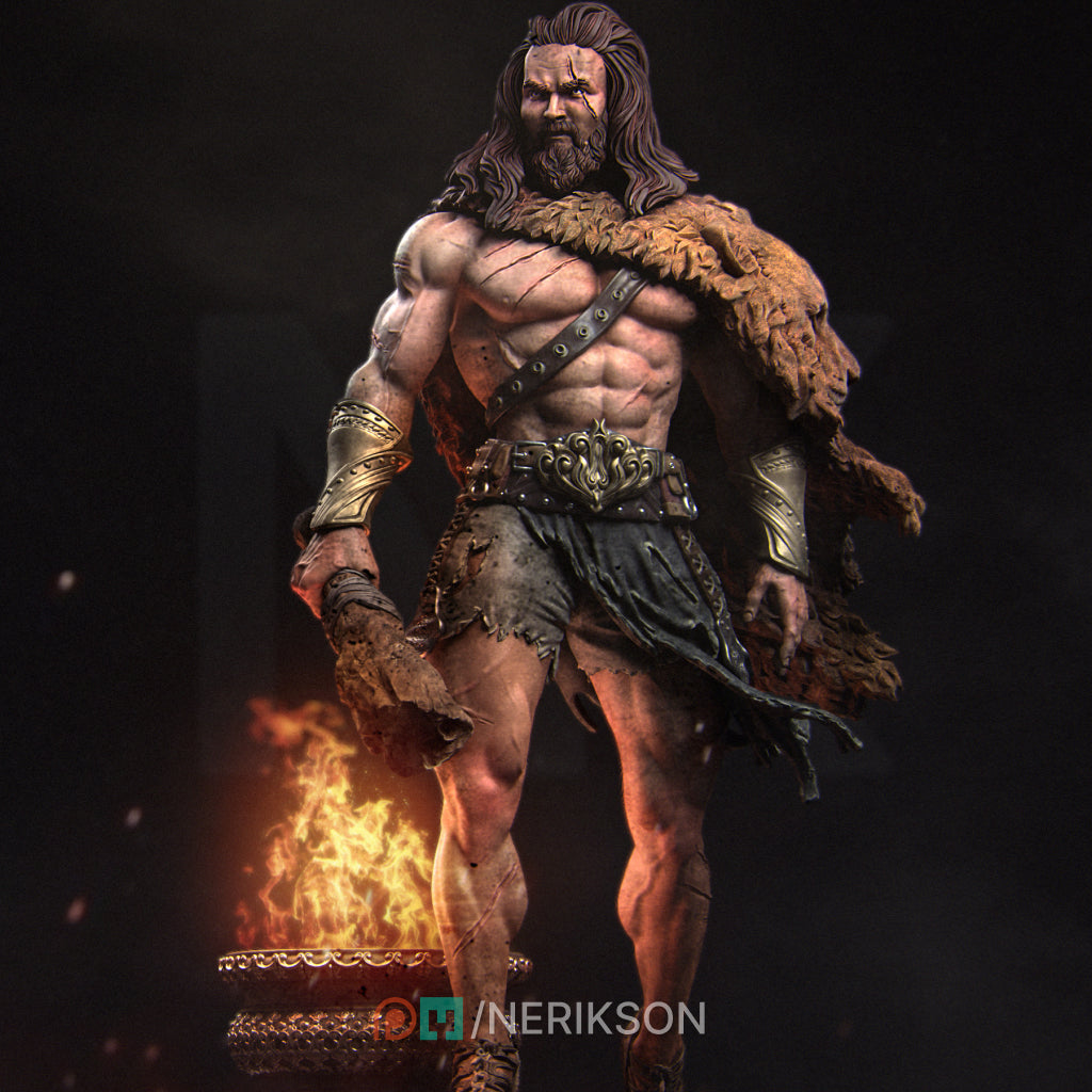 Heracles | 32mm–140mm | 3D Printed Figure | Art Piece | Nerikson | Nerdy Creations