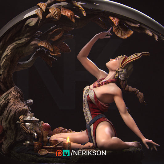 Four Seasons: Autumn | 32mm & 140mm | 3D Printed Figure | Art Piece | Nerikson | Nerdy Creations