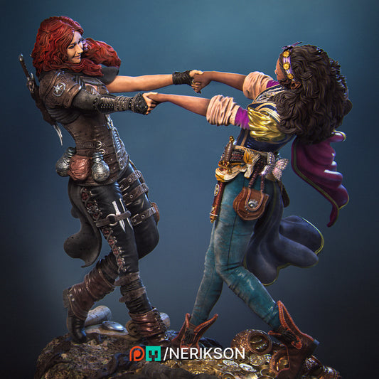 Ode to Joy | 75mm & 140mm | 3D Printed Diorama Set | Art Piece | Nerikson | Nerdy Creations