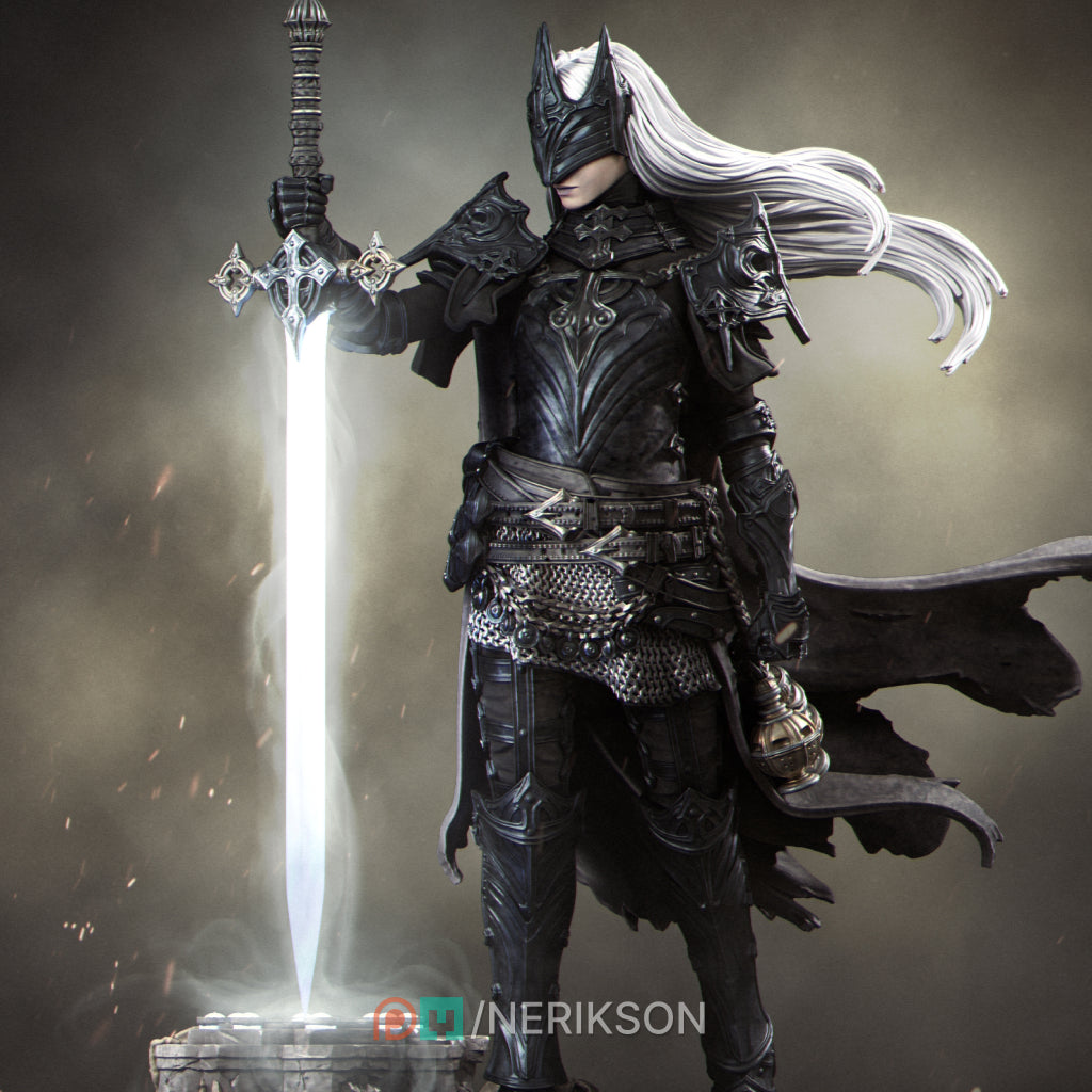 Laenith, the Death Domain Cleric | 32mm–140mm | 3D Printed Figure | Art Piece | Nerikson | Nerdy Creations