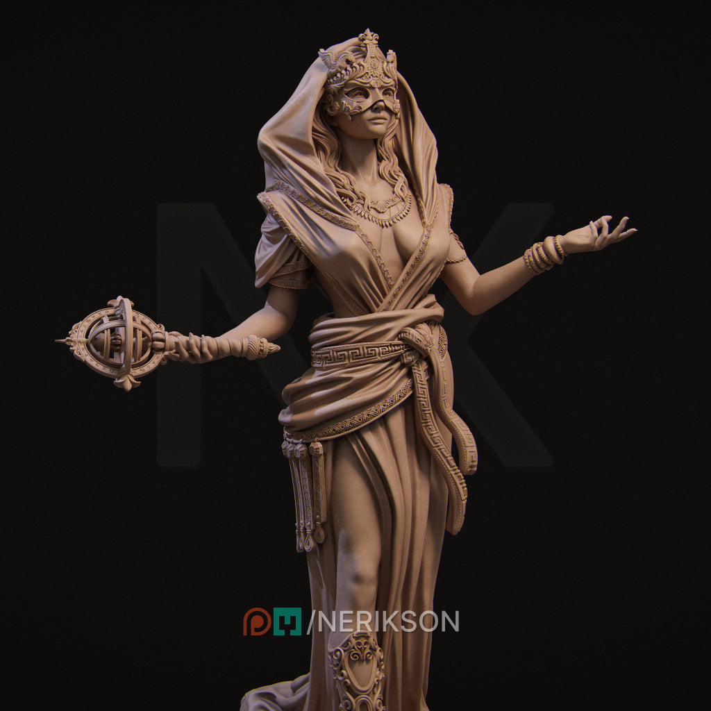 Lakhesis | 140mm | 3D Printed Bust | Art Piece | Nerikson | Nerdy Creations