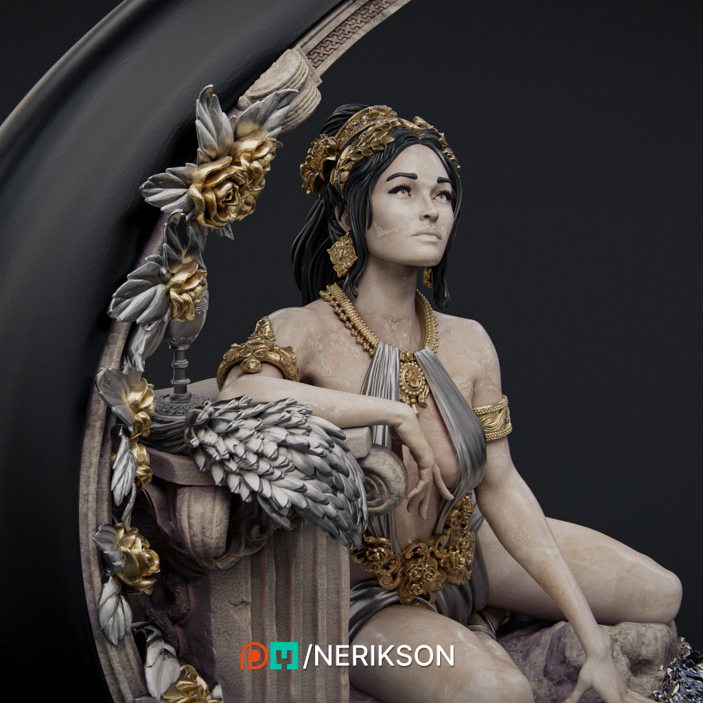 Four Seasons: Summer | 32mm & 140mm | 3D Printed Figure | Art Piece | Nerikson | Nerdy Creations