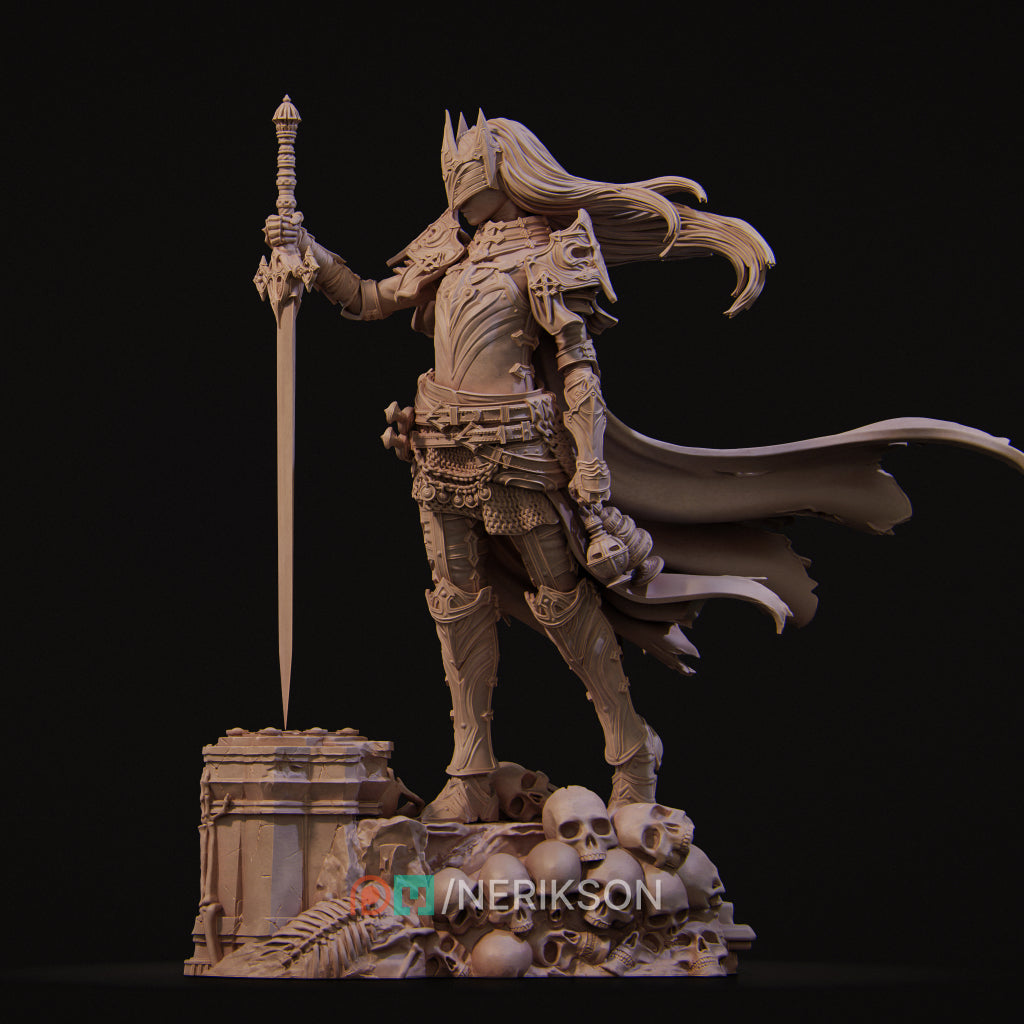 Laenith, the Death Domain Cleric | 32mm–140mm | 3D Printed Figure | Art Piece | Nerikson | Nerdy Creations