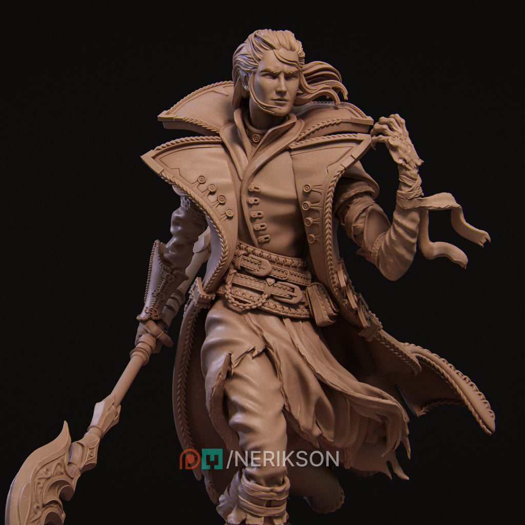 Vaelin, the Vampire Elf Warlock | 32mm–140mm | 3D Printed Figure | Art Piece | Nerikson | Nerdy Creations