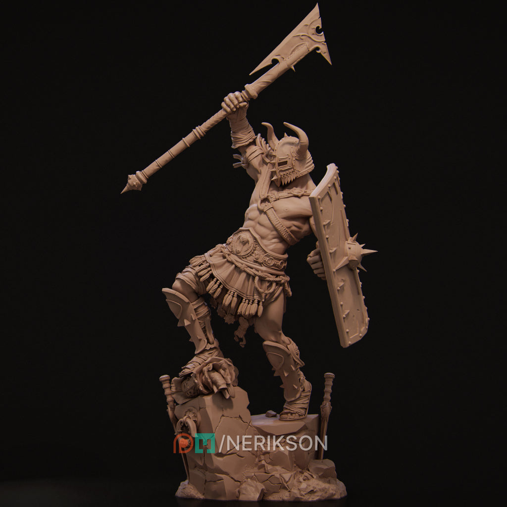 Gladiator Brute | 32mm–140mm | 3D Printed Figure | Art Piece | Nerikson | Nerdy Creations