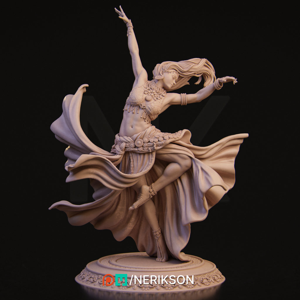 Sound of Night | 32mm–140mm | 3D Printed Figure | Art Piece | Nerikson | Nerdy Creations