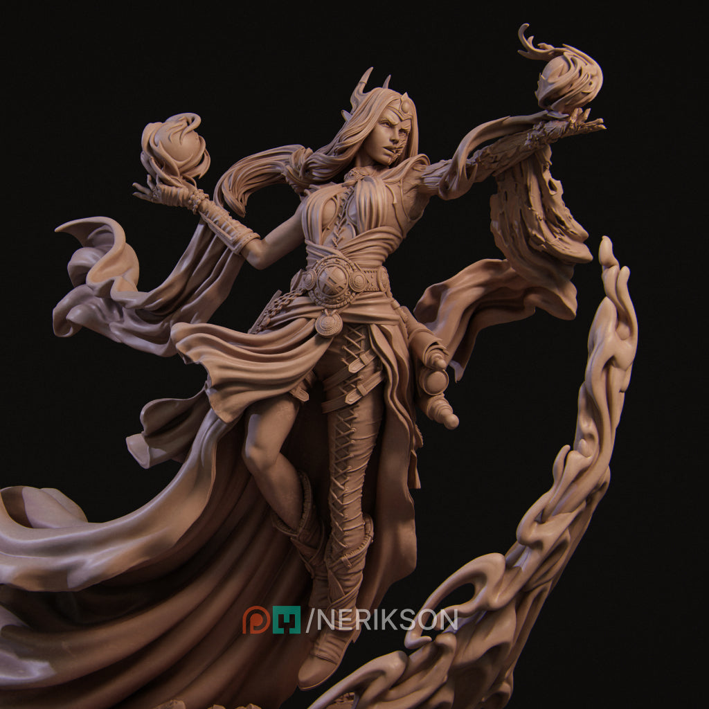 Price of Magic | 32mm–140mm | 3D Printed Figure | Art Piece | Nerikson | Nerdy Creations
