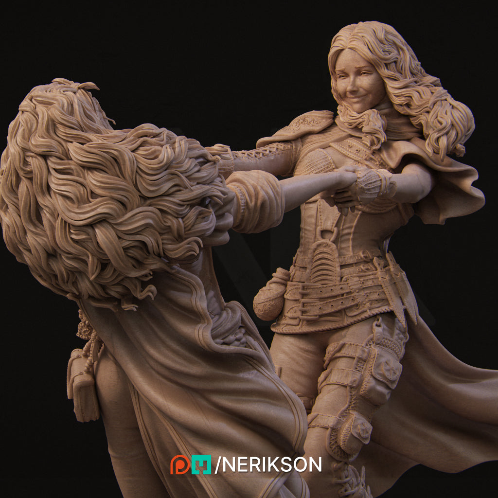 Ode to Joy | 75mm & 140mm | 3D Printed Diorama Set | Art Piece | Nerikson | Nerdy Creations
