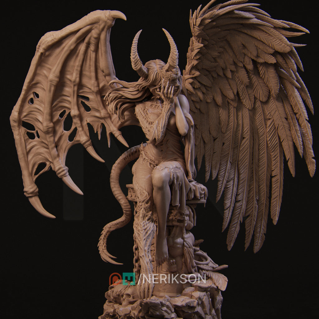 Rylana — The Face of Evil | 32mm–140mm | 3D Printed Figure | Art Piece | Nerikson | Nerdy Creations