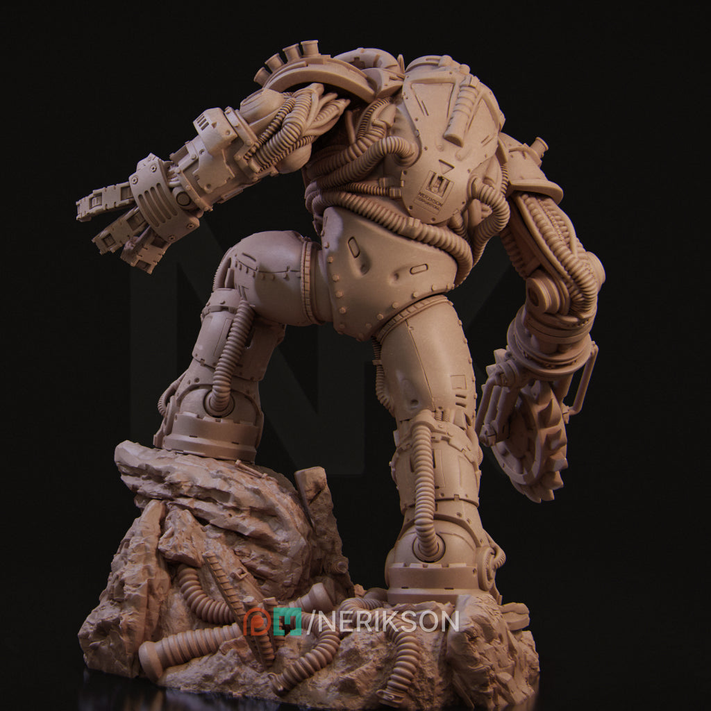 Steampunk Little Girl | 32mm & 75mm | 3D Printed Figure | Art Piece | Nerikson | Nerdy Creations