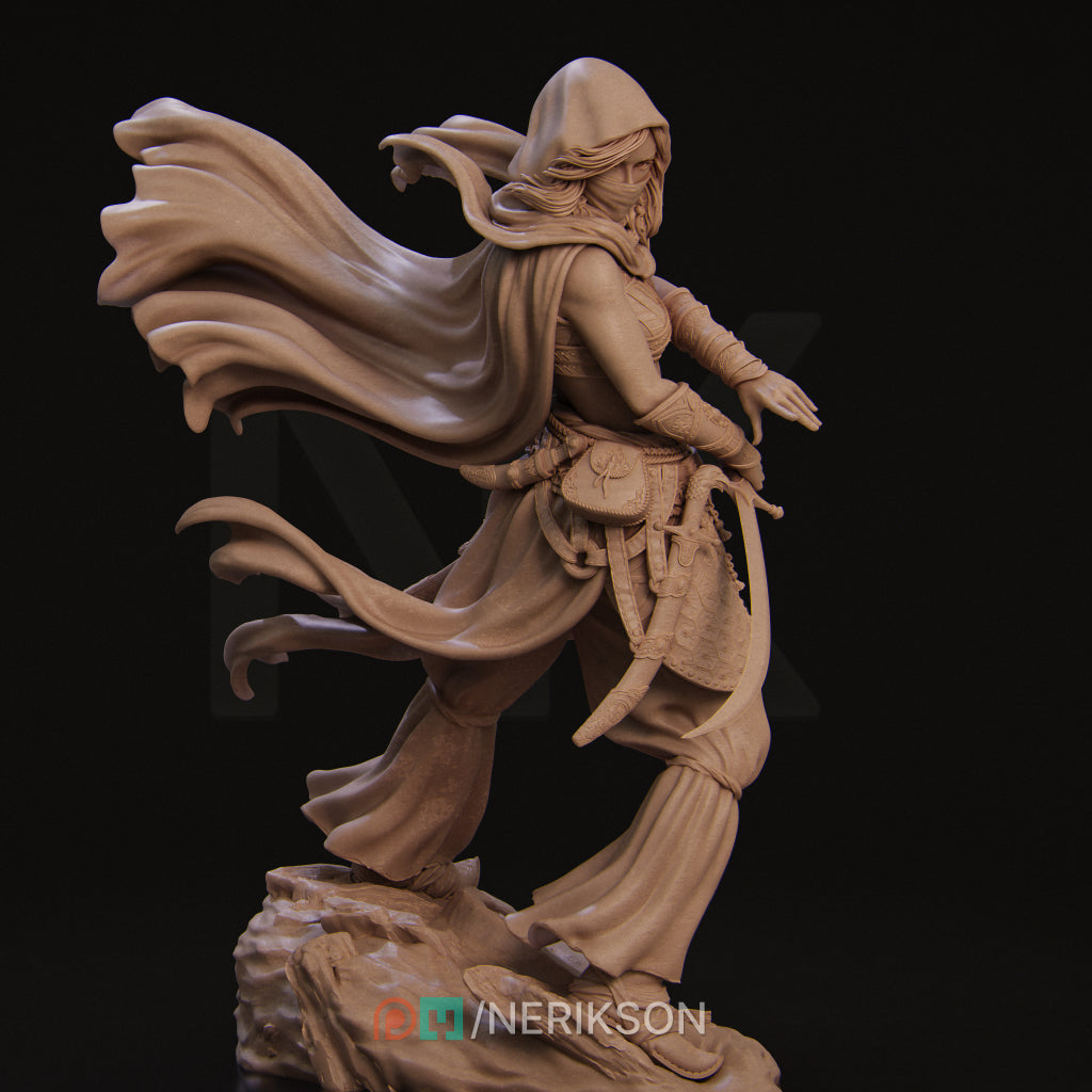 Warrior of the Sands | 32mm–140mm | 3D Printed Figure | Art Piece | Nerikson | Nerdy Creations
