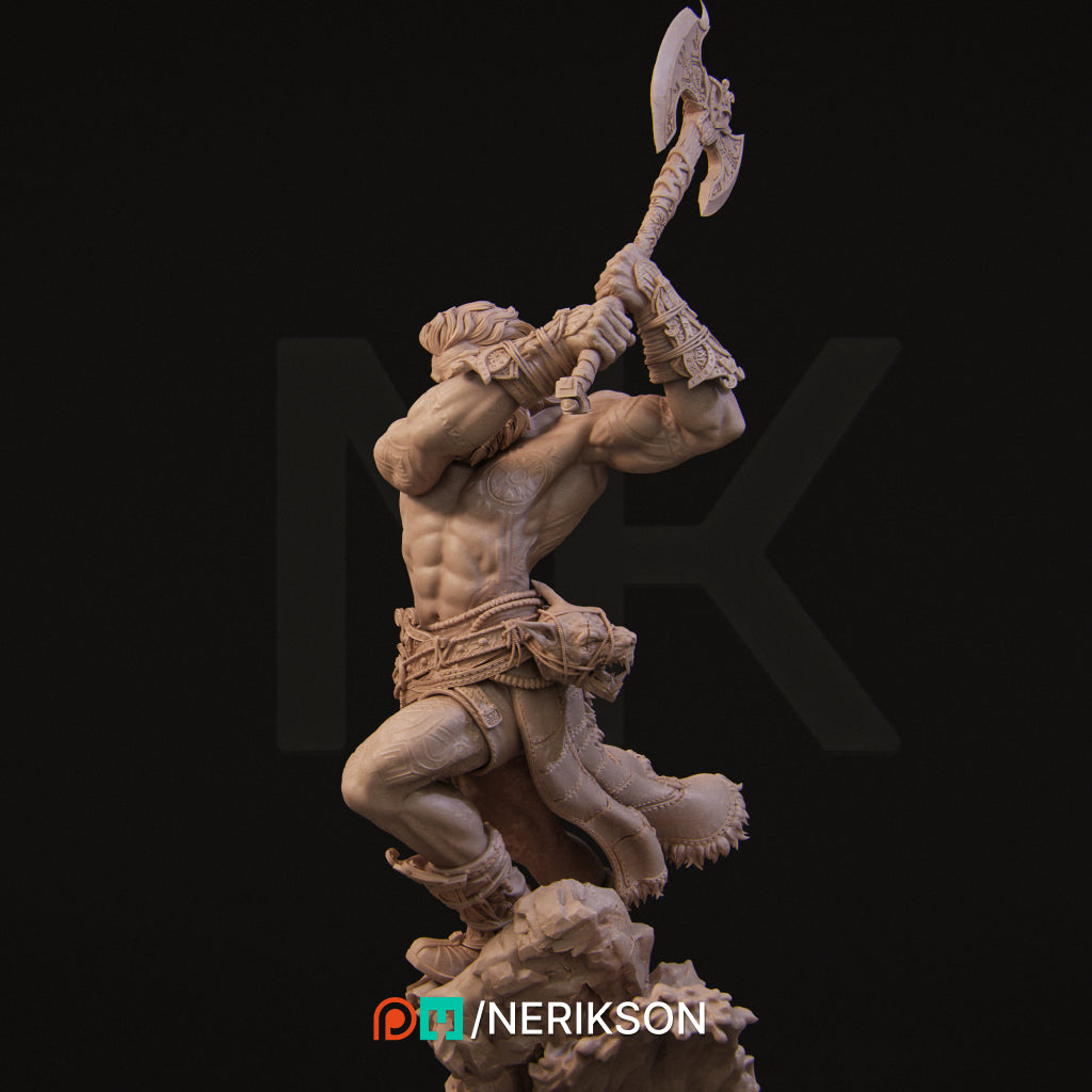 Ivar | 140mm | 3D Printed Bust | Art Piece | Nerikson | Nerdy Creations