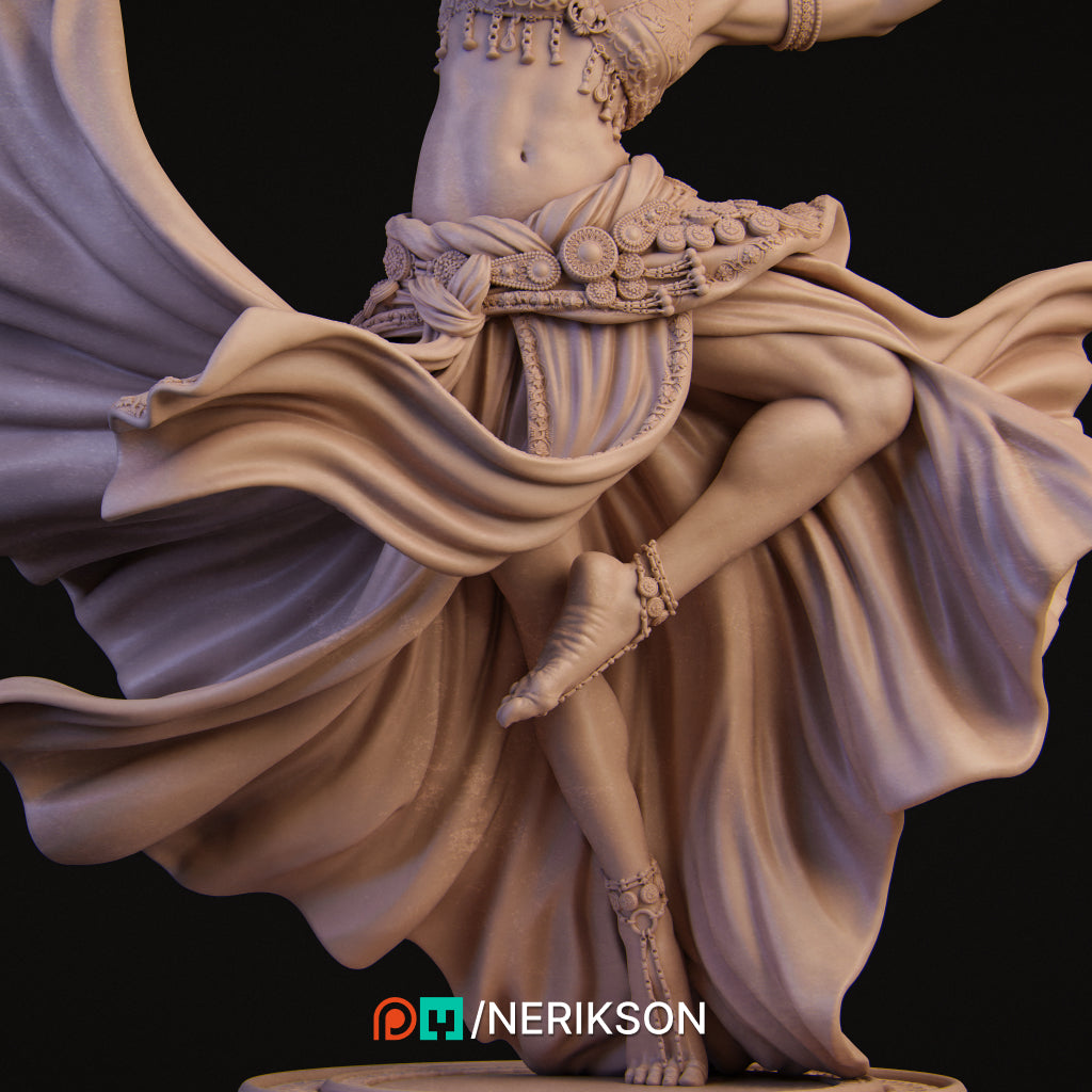 Sound of Night | 32mm–140mm | 3D Printed Figure | Art Piece | Nerikson | Nerdy Creations
