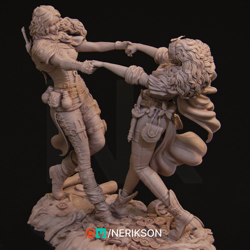 Ode to Joy | 75mm & 140mm | 3D Printed Diorama Set | Art Piece | Nerikson | Nerdy Creations