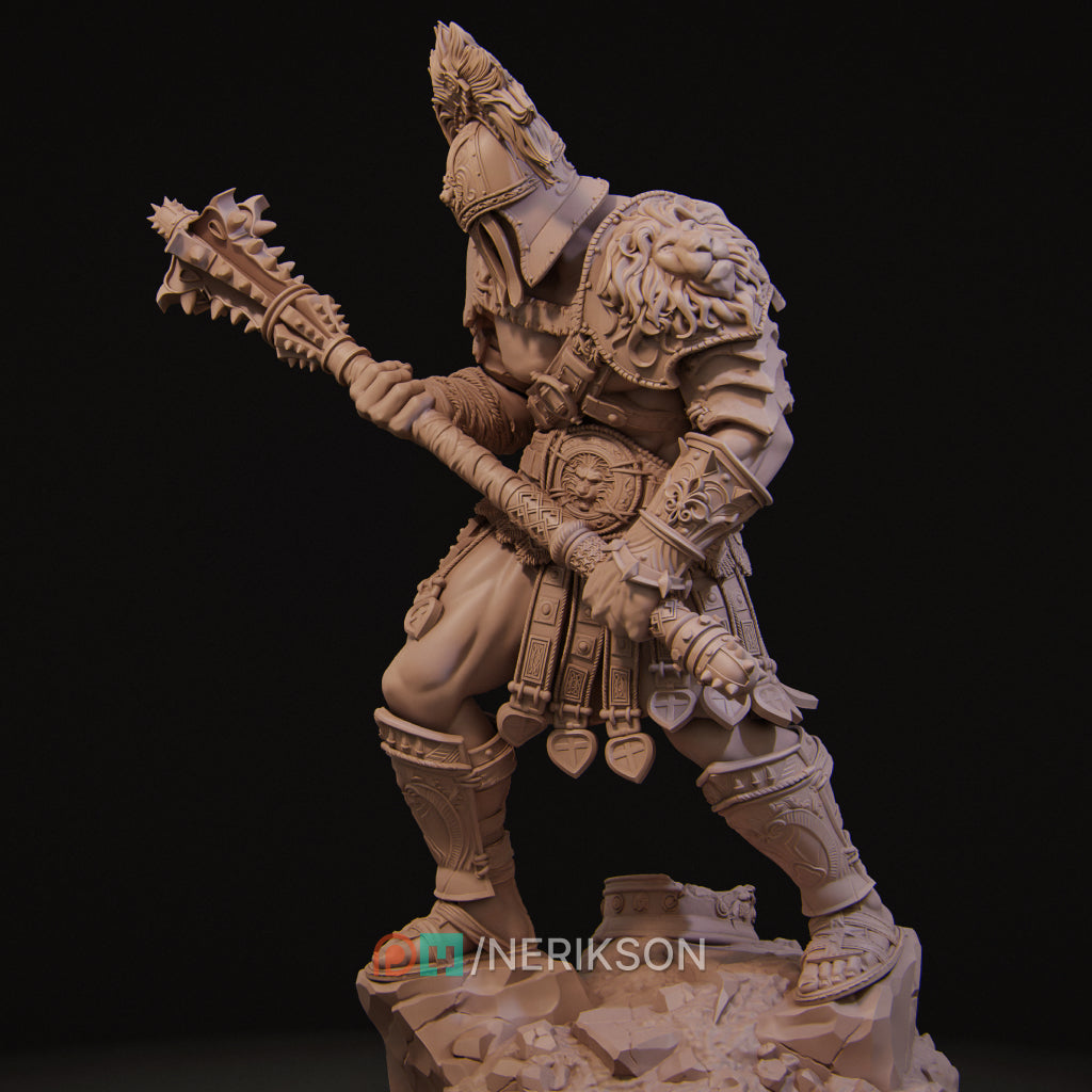Gladiator Skullcrusher | 32mm–140mm | 3D Printed Figure | Art Piece | Nerikson | Nerdy Creations