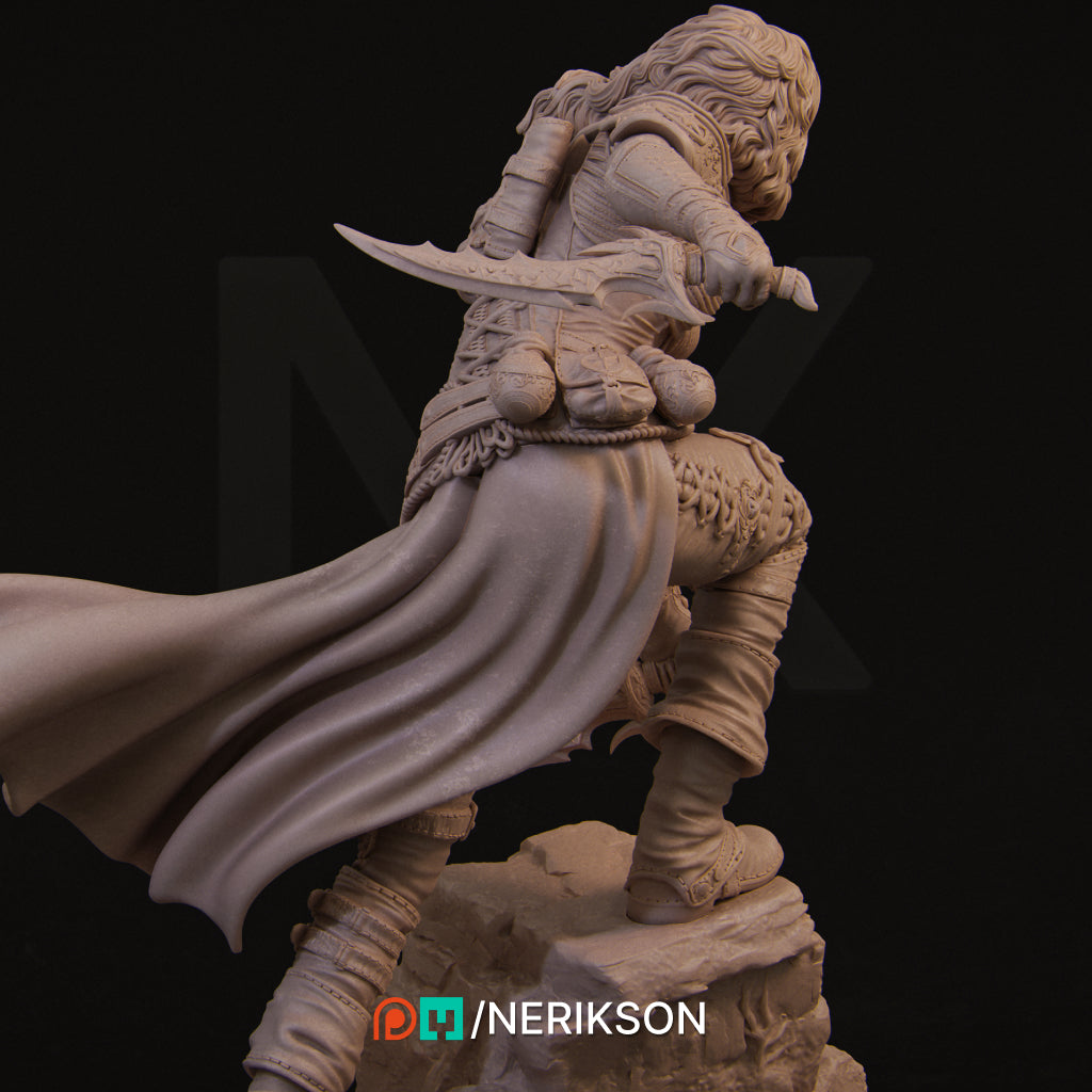 Enika the Assassin | 140mm | 3D Printed Bust | Art Piece | Nerikson | Nerdy Creations