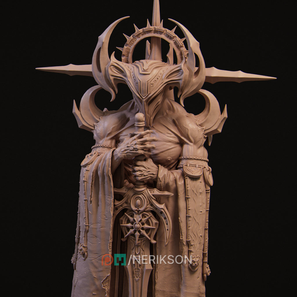 Dark Ending | 32mm–140mm | 3D Printed Figure | Art Piece | Nerikson | Nerdy Creations