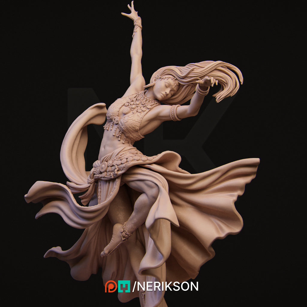 Sound of Night | 32mm–140mm | 3D Printed Figure | Art Piece | Nerikson | Nerdy Creations