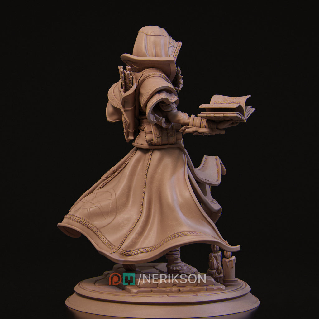 Thalion, the Elven Priest | 32mm–140mm | 3D Printed Figure | Art Piece | Nerikson | Nerdy Creations